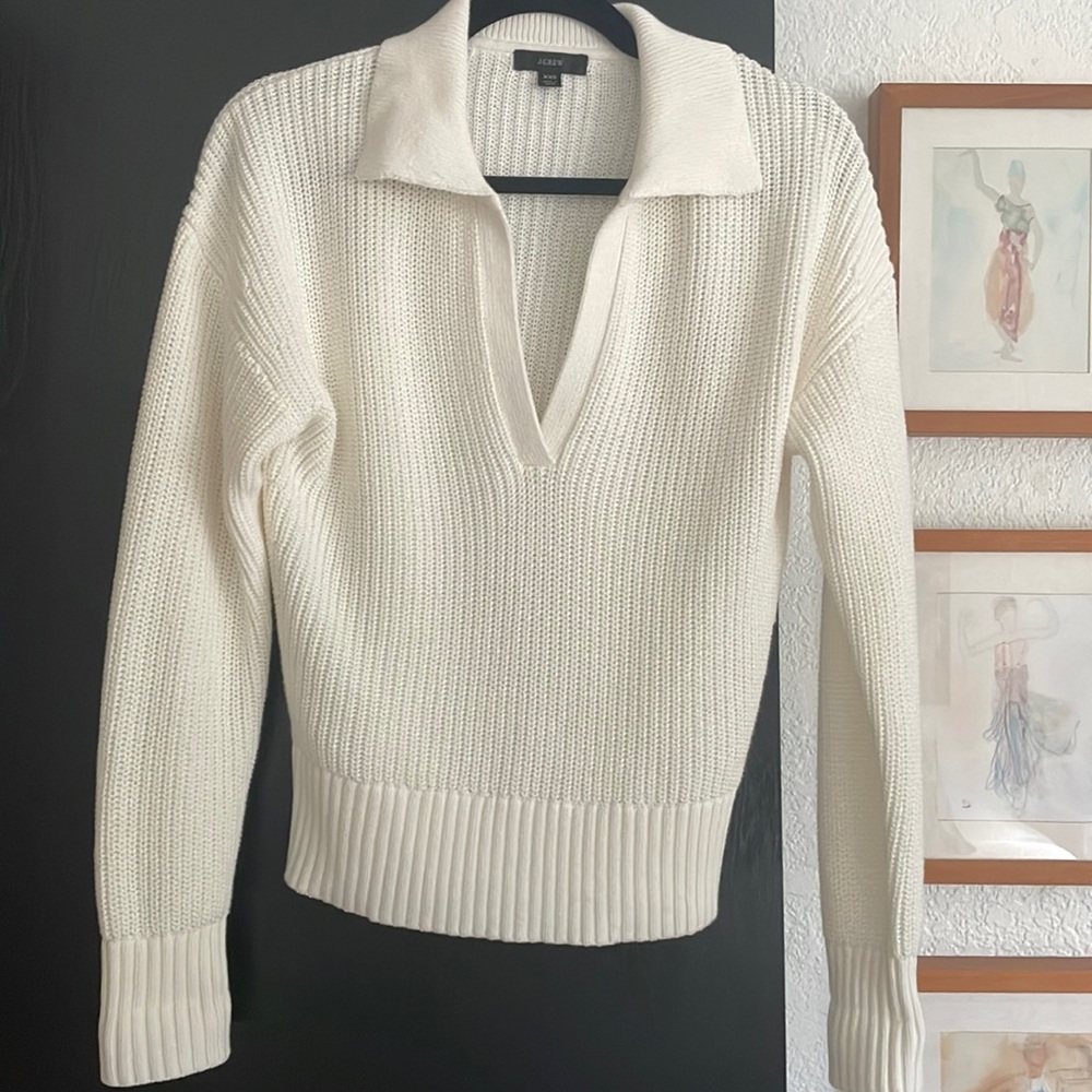 J Crew NWOT Cotton pullover sweater. Size XXS